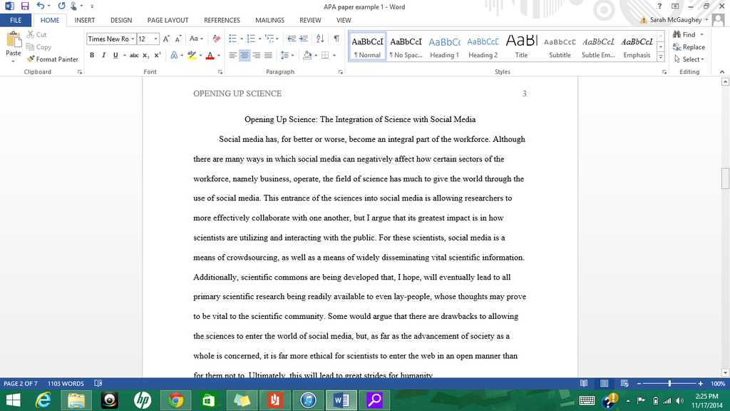 Letter Apa Format