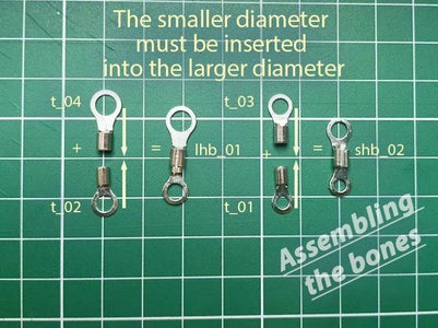Assembling a Hand From Galvanized Clamps