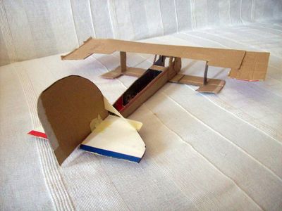 My Cardboard Biplane "KD-1"