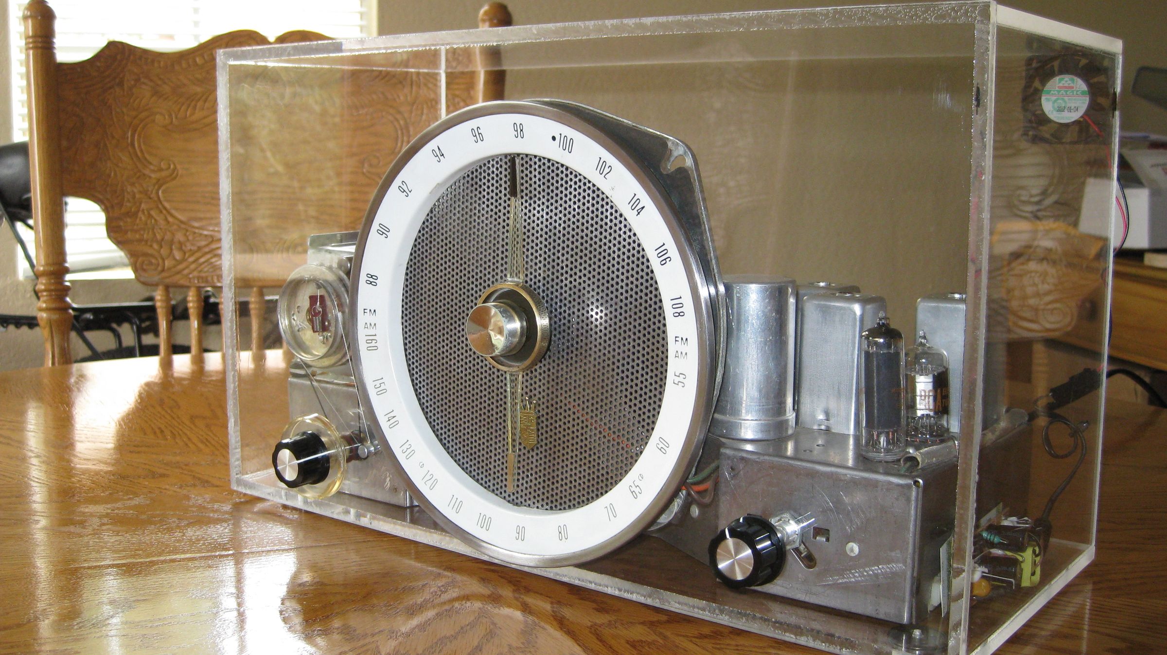 Custom Acrylic Tube Radio