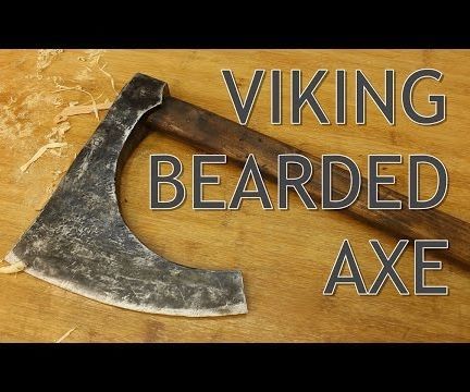 Wooden Viking Bearded Axe