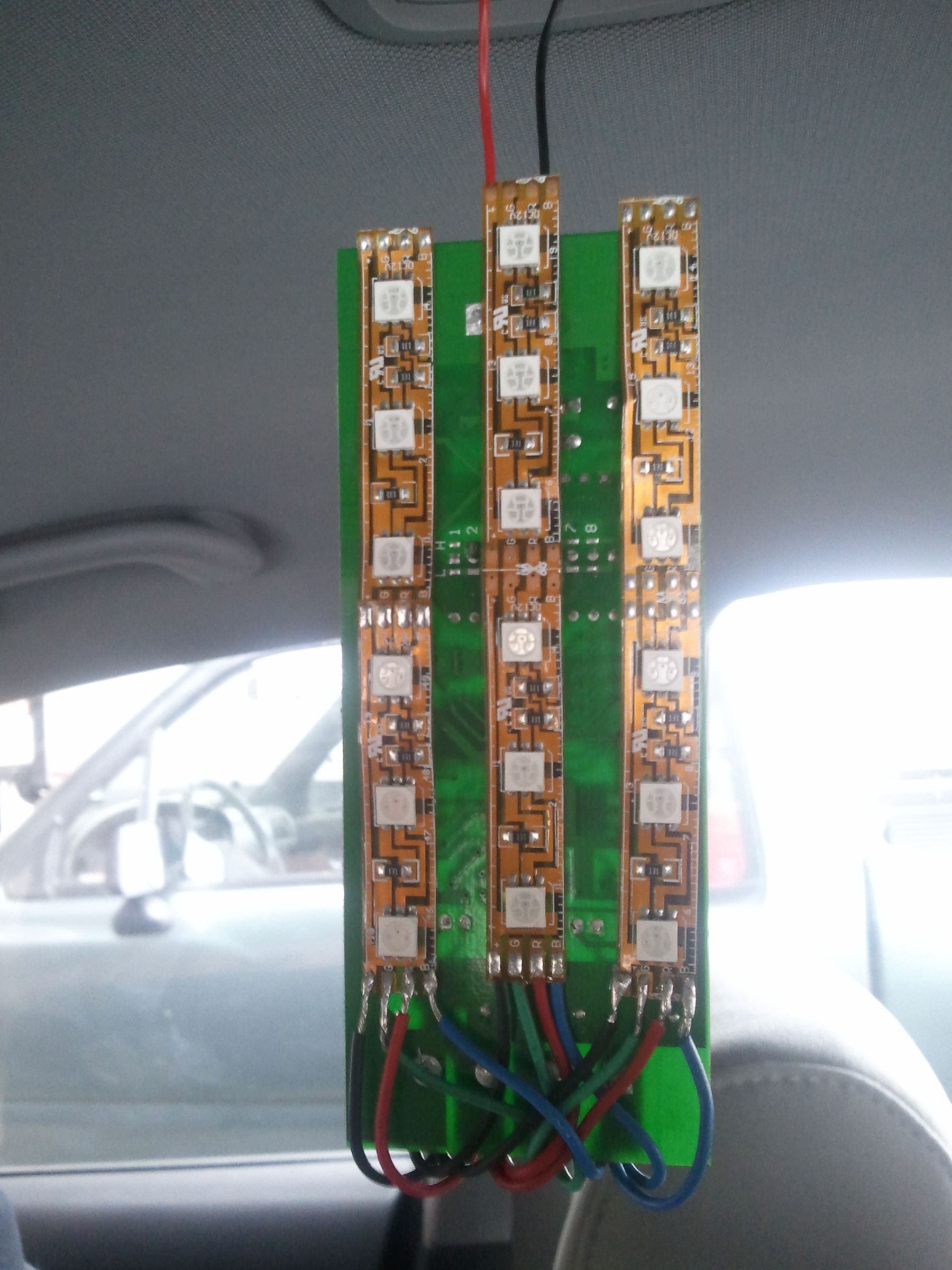 Car Radio Frequency LED Color Changing Dome Light Instructables