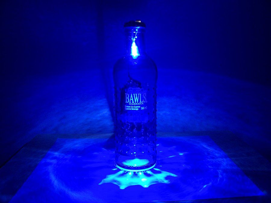 Blue Bawls Automatic LED Light
