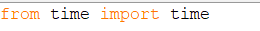 Importing Time