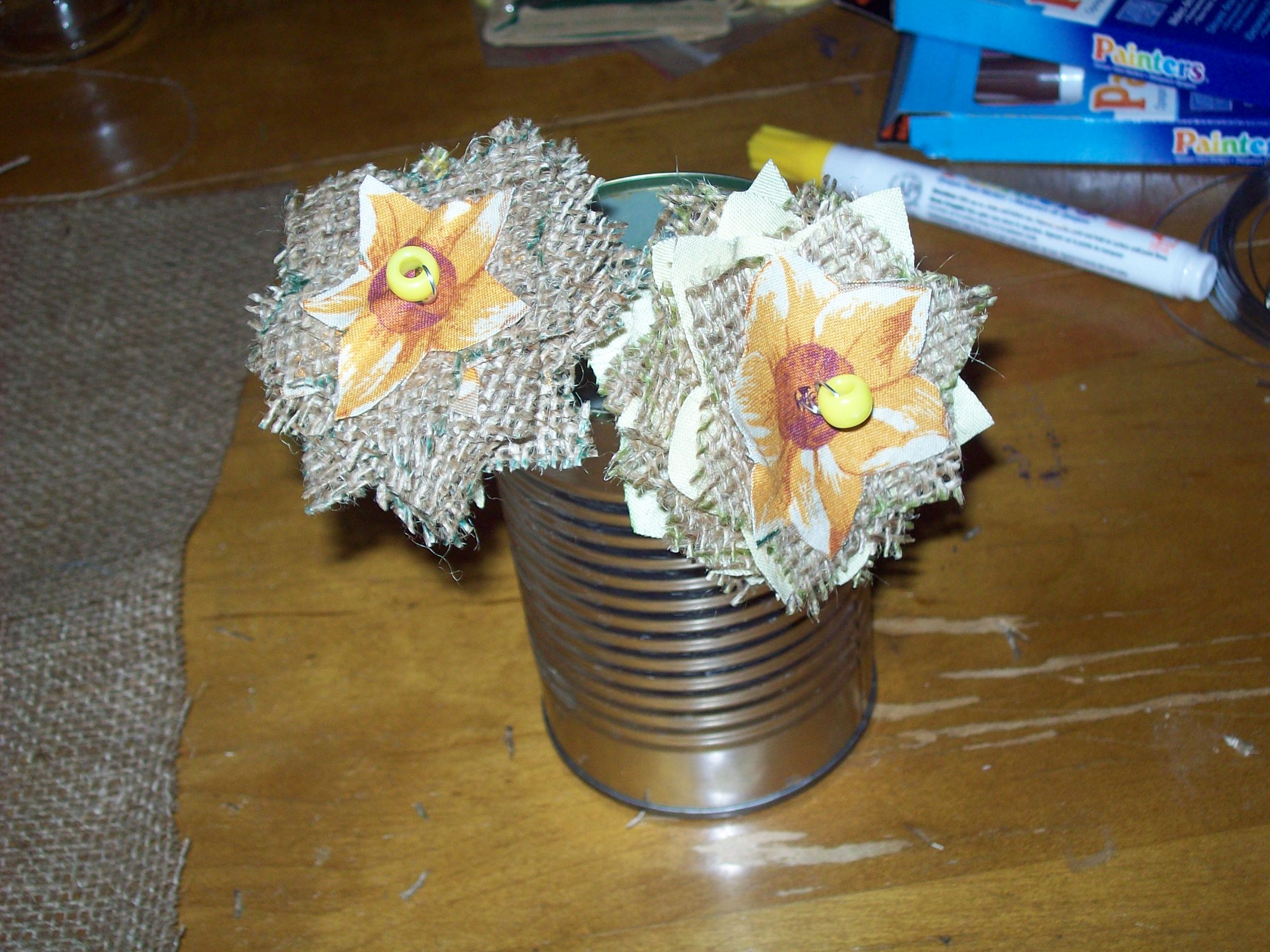 How to Make Burlap Flowers