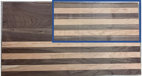 Upper Right Part of Flag