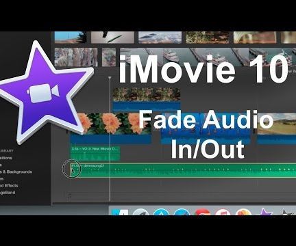 iMovie 10 - How to Fade an Audio Track In or Out