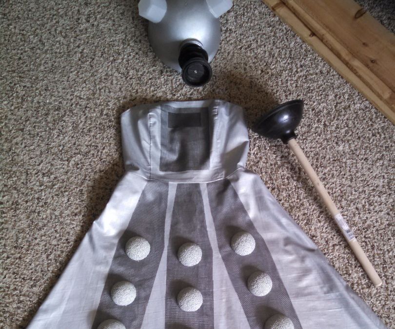 DIY Dalek Armor Dress