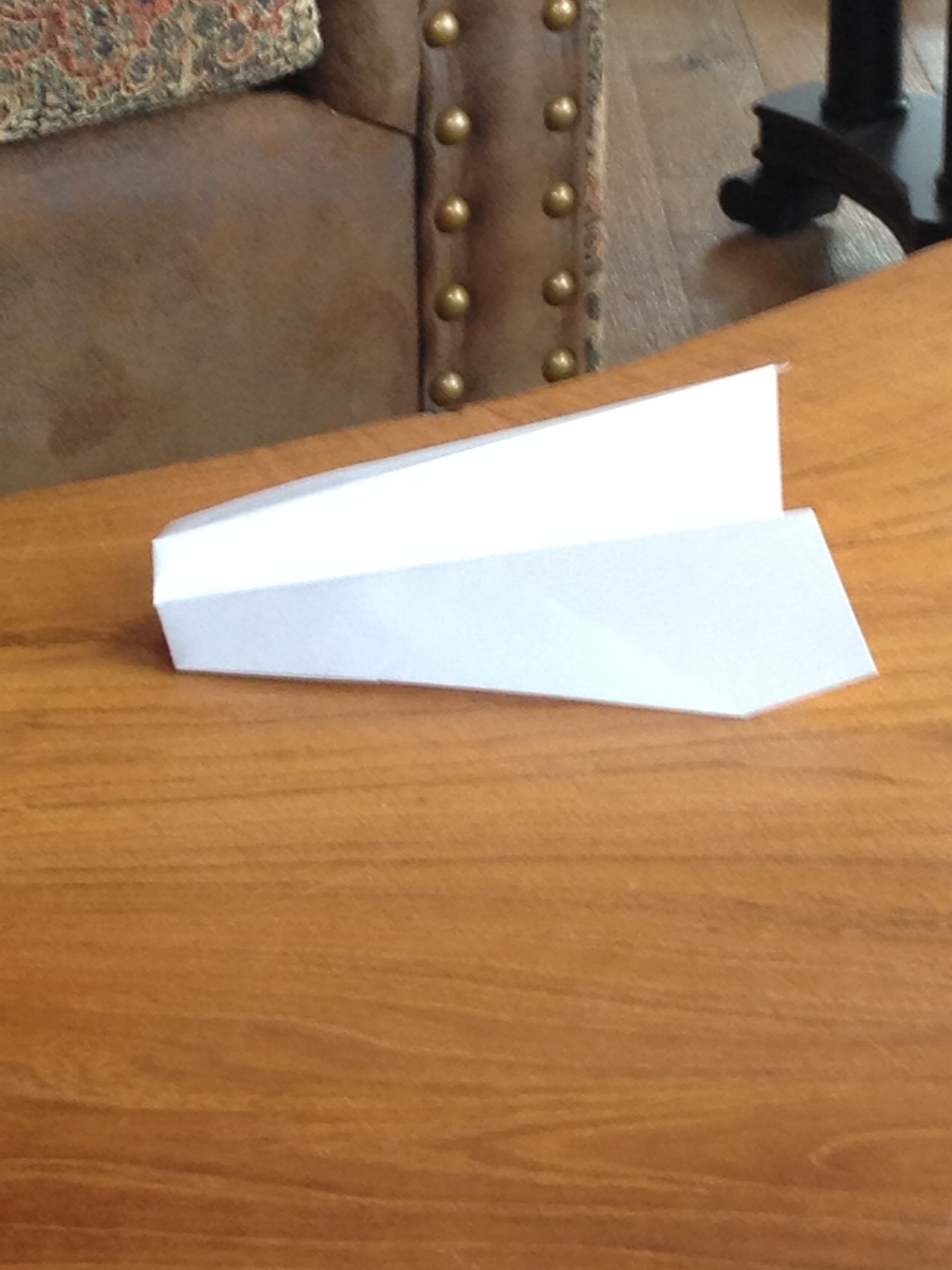 Paper Airplane (you Know, the One That Flies the Best)