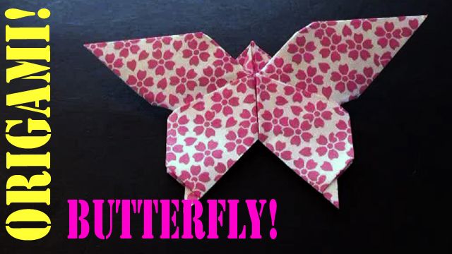 Beautiful Butterfly Origami Tutorial!