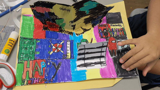 Daanish's Pop-up LED Birthday Card
