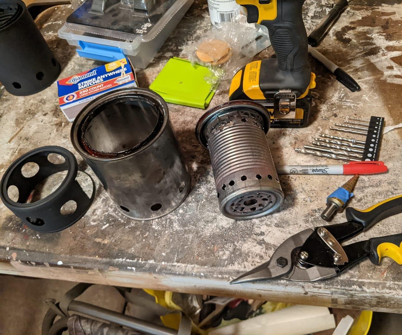 Wood Gas Camp Stove for Backpacking 6 Steps Instructables