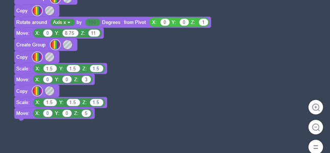 1. Write Your Block Code in TinkerCad