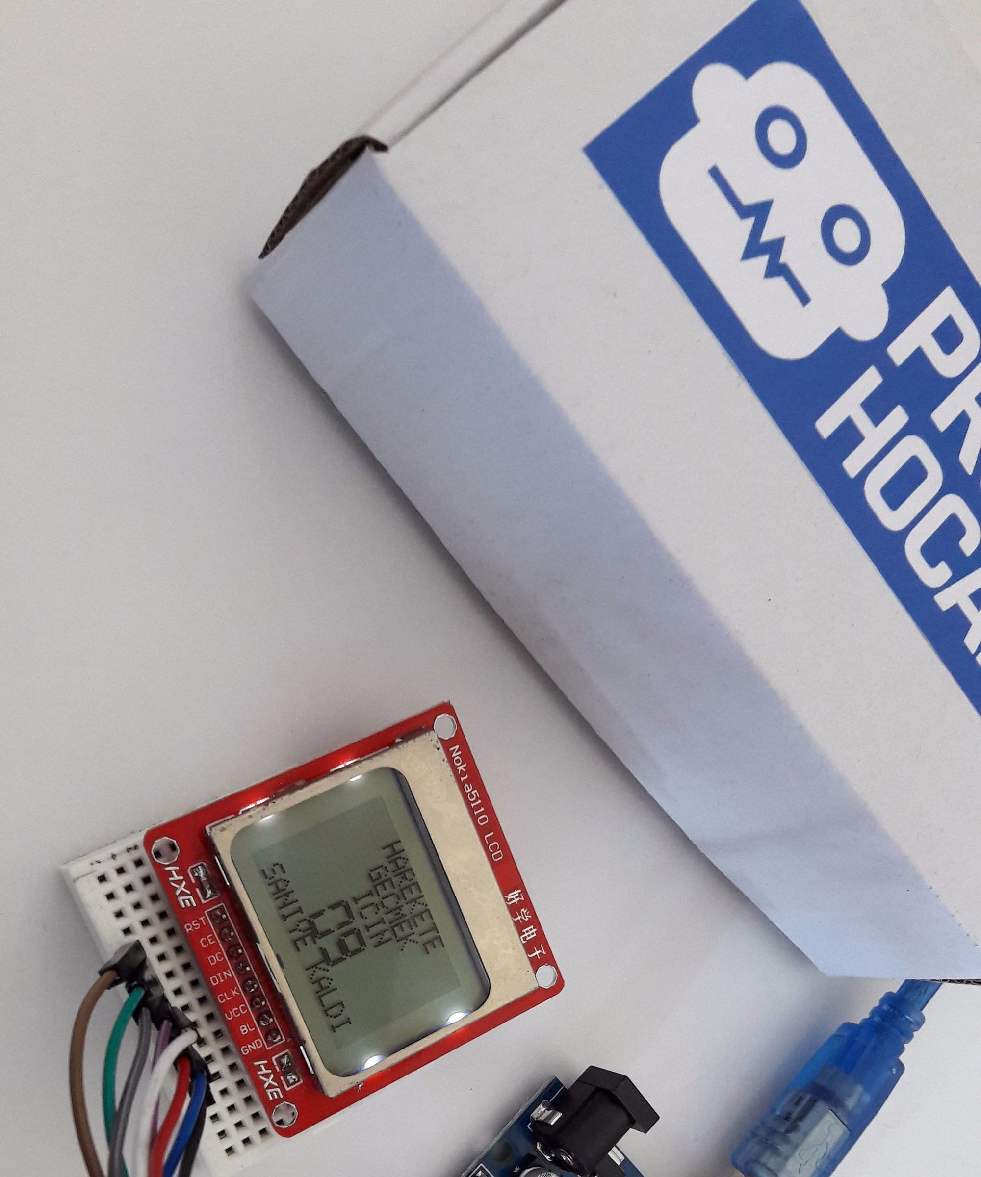 ARDUİNO 5110 LCD Countdown