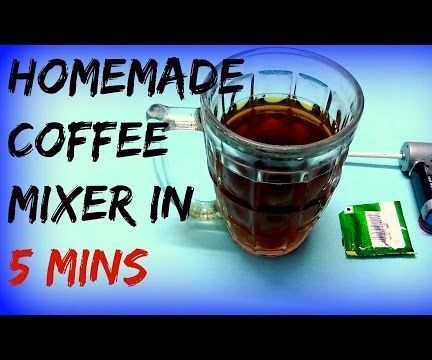 Homemade Pocket Electric Coffee Mixer #