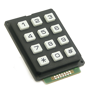Using the sparkfun 12 Button keypad, with the arduino