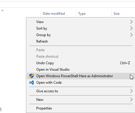 Open Powershell From Here