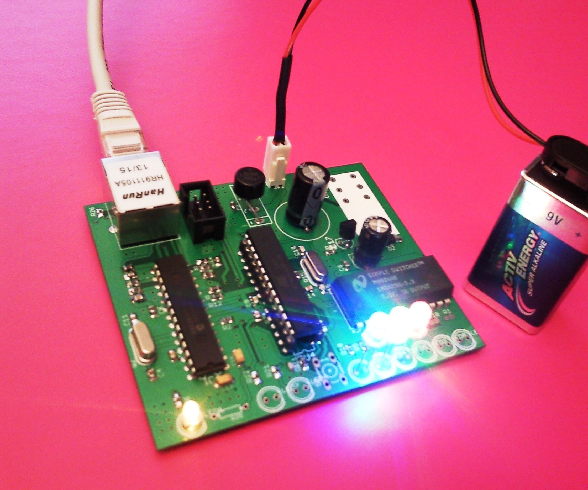 Webserver for Home Appliances Control