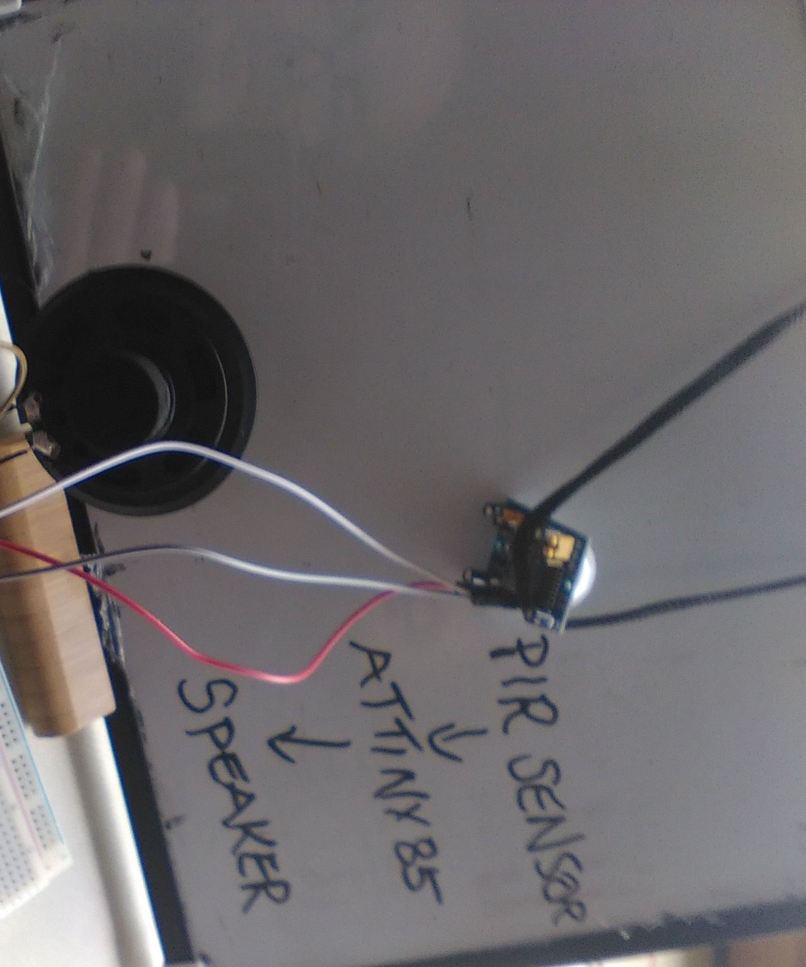 Play a Tune From ATTINY85 When Motion Detected