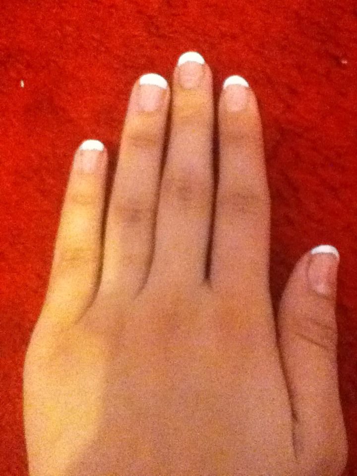 DIY Salon French Nails