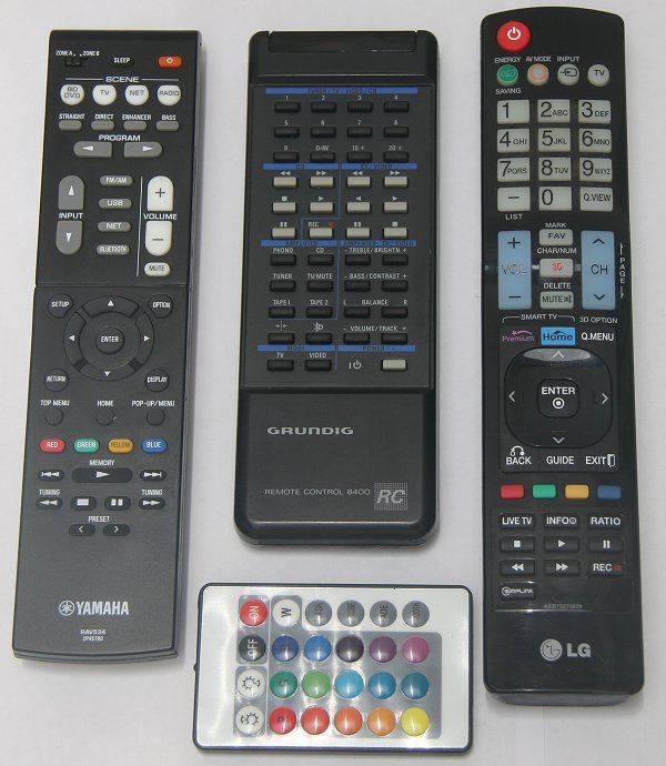 infrared remote controls