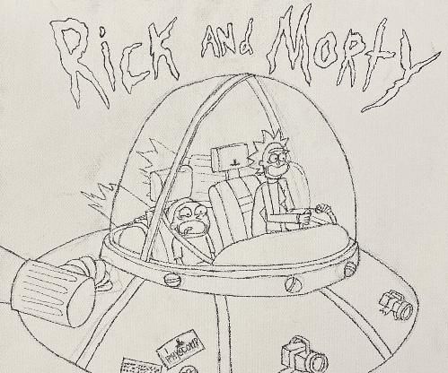 How To: Interactive Rick and Morty Painting