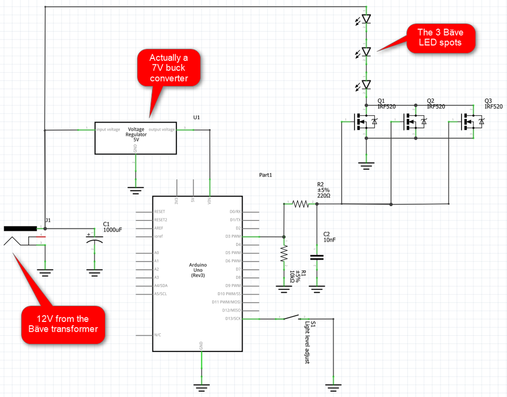 IKEA B ve LED Spot Hack 8 Steps Instructables