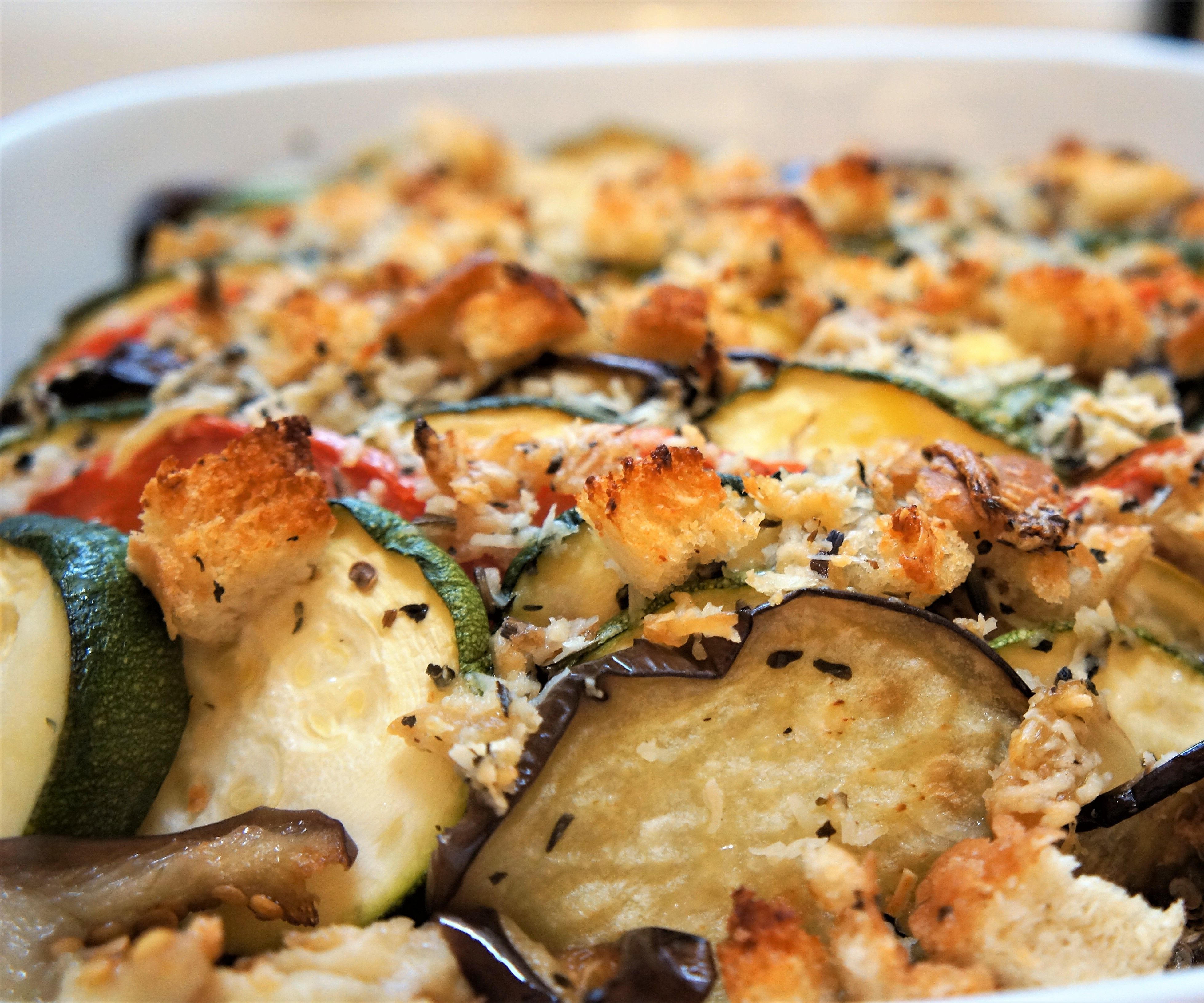 Organic Eggplant Gratin 