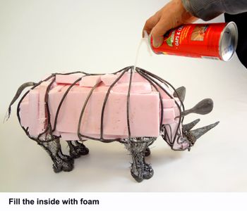 Stuff the Inside With Pieces of Scrap Foam