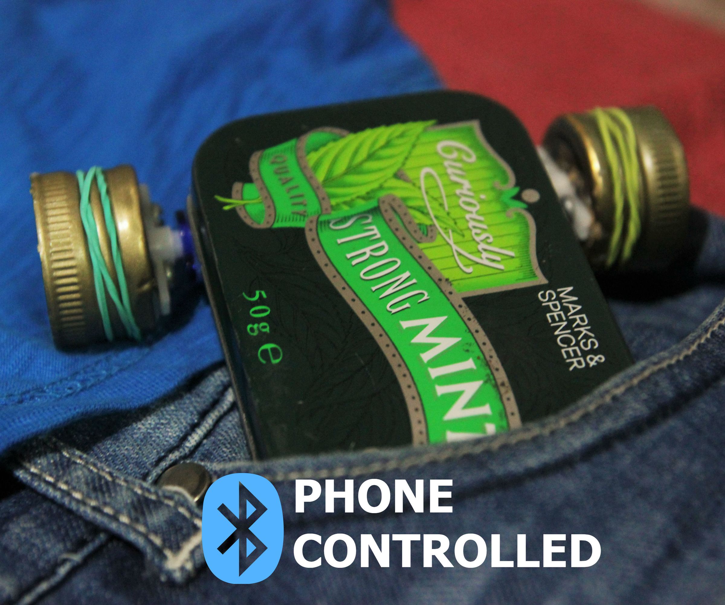 Tin Box Phone-Controlled RC Car