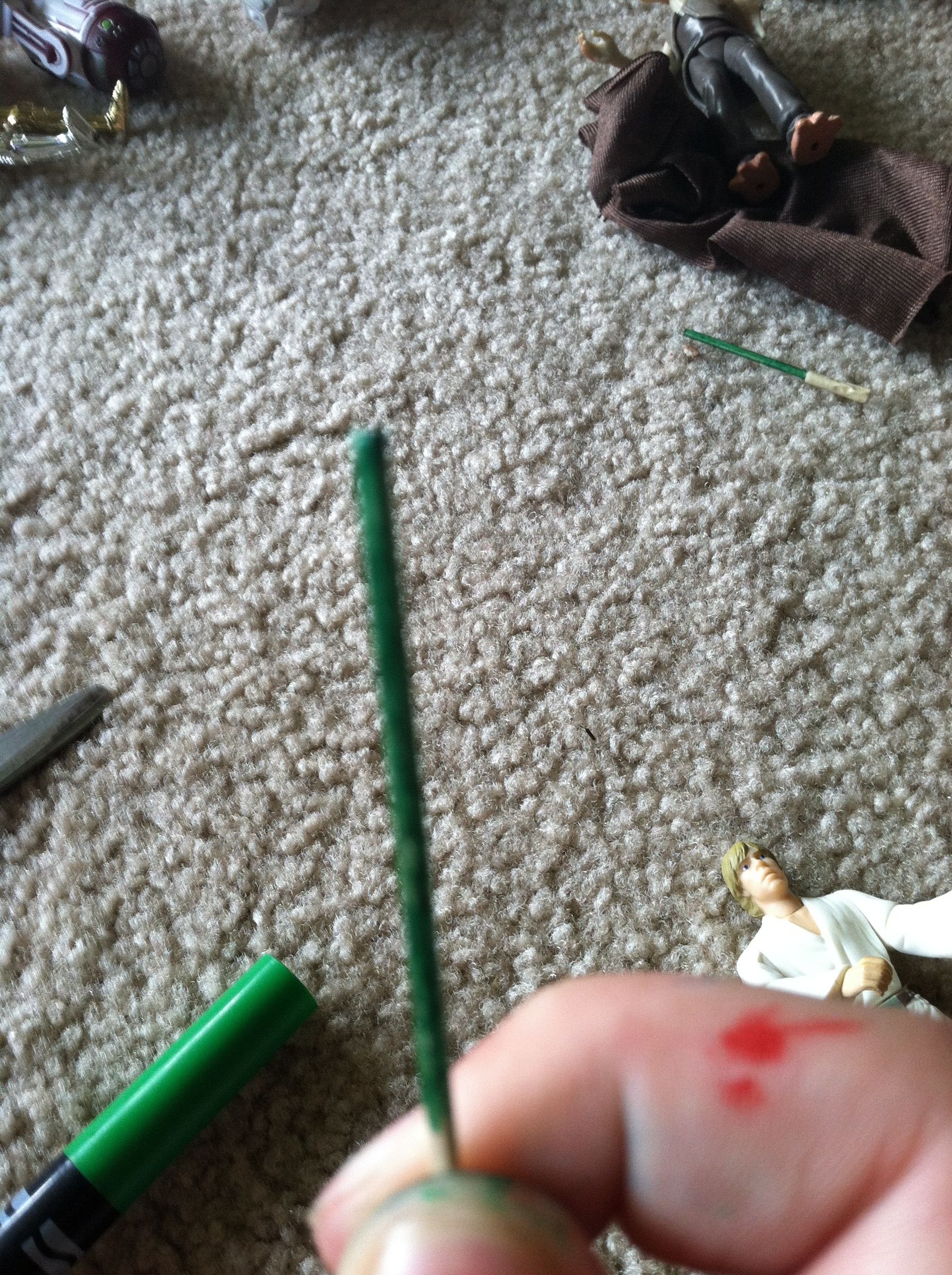 How to Make Lightsabers for Your Starwars Action Figures 5 Steps