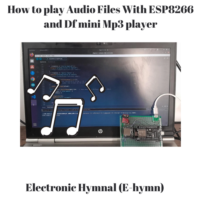 Arduino Mp3 Player With ESP8266 and DF Mini Player: Electronic Hymnal ...