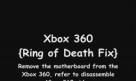  Xbox 360 Ring Of Death Fix