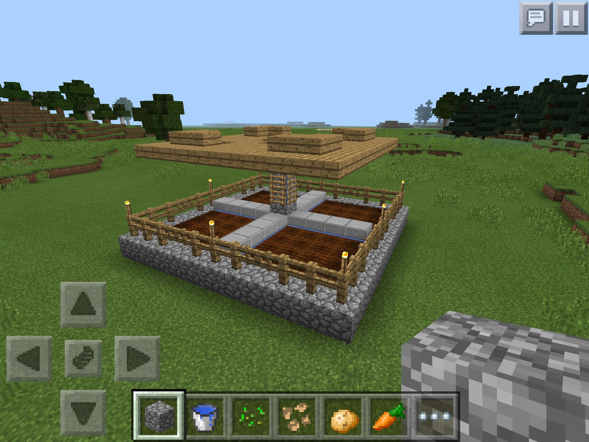 Minecraft PE Semi-Automatic Farm