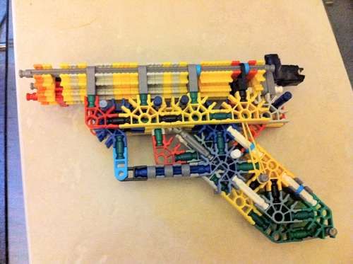 DJ Radio's "The Blueprint." - Simple K'Nex Beginner Pistol.