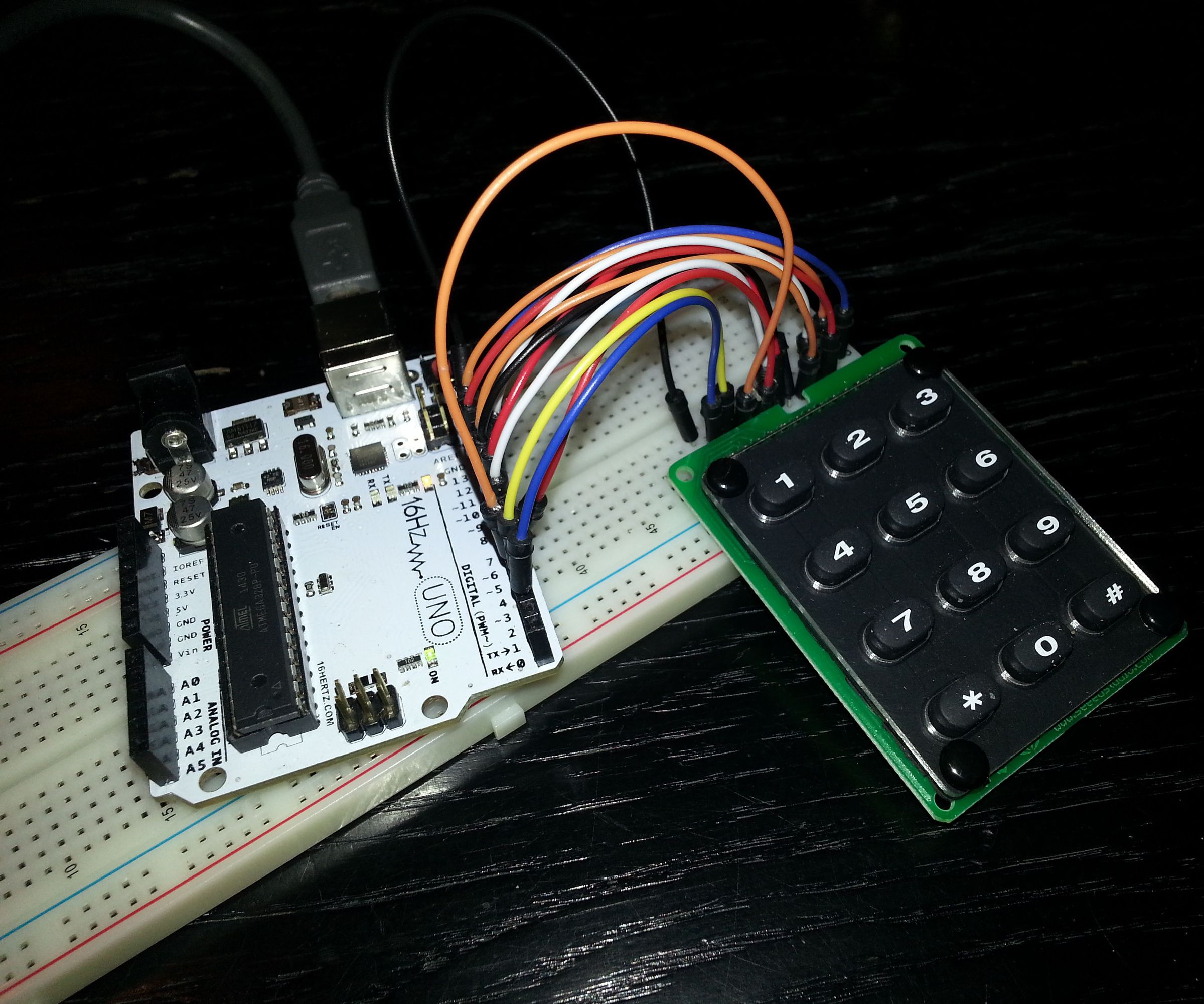 12 Key Common Terminal Keypad