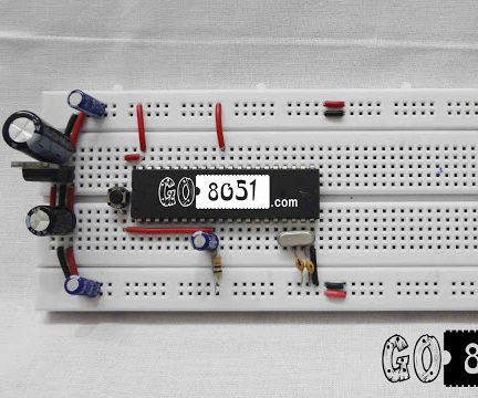 Programming P89V51RD2 (8051 Microcontroller) on Breadboard