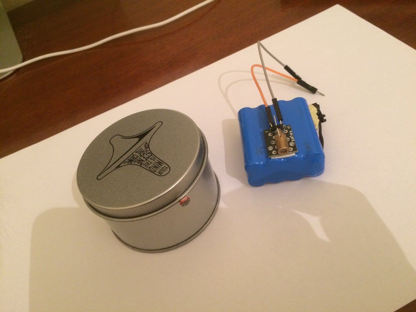 DIY Laser Security System 6 Steps Circuit Diagram