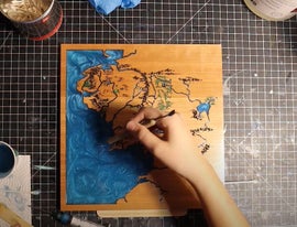 Pour the Epoxy Resin