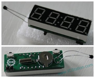 The Introduction of Digital Electronic Clock Temperature Voltage Module for Arduino STM8 AVR 51 STM32 ARM