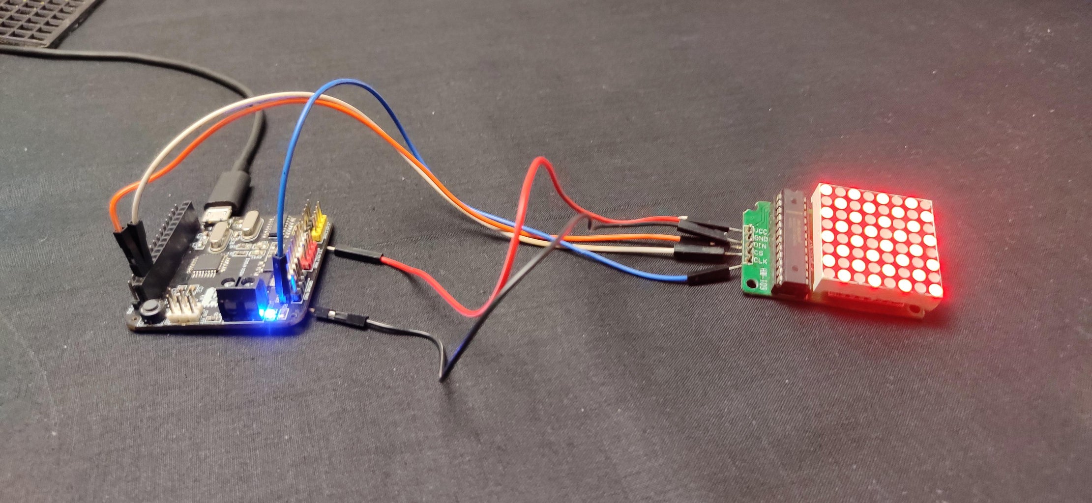 Make Your Own 8*8 LED MATRIX : 9 Steps Circuit Diagram
