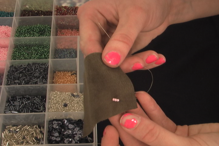 How to Bead Fabric