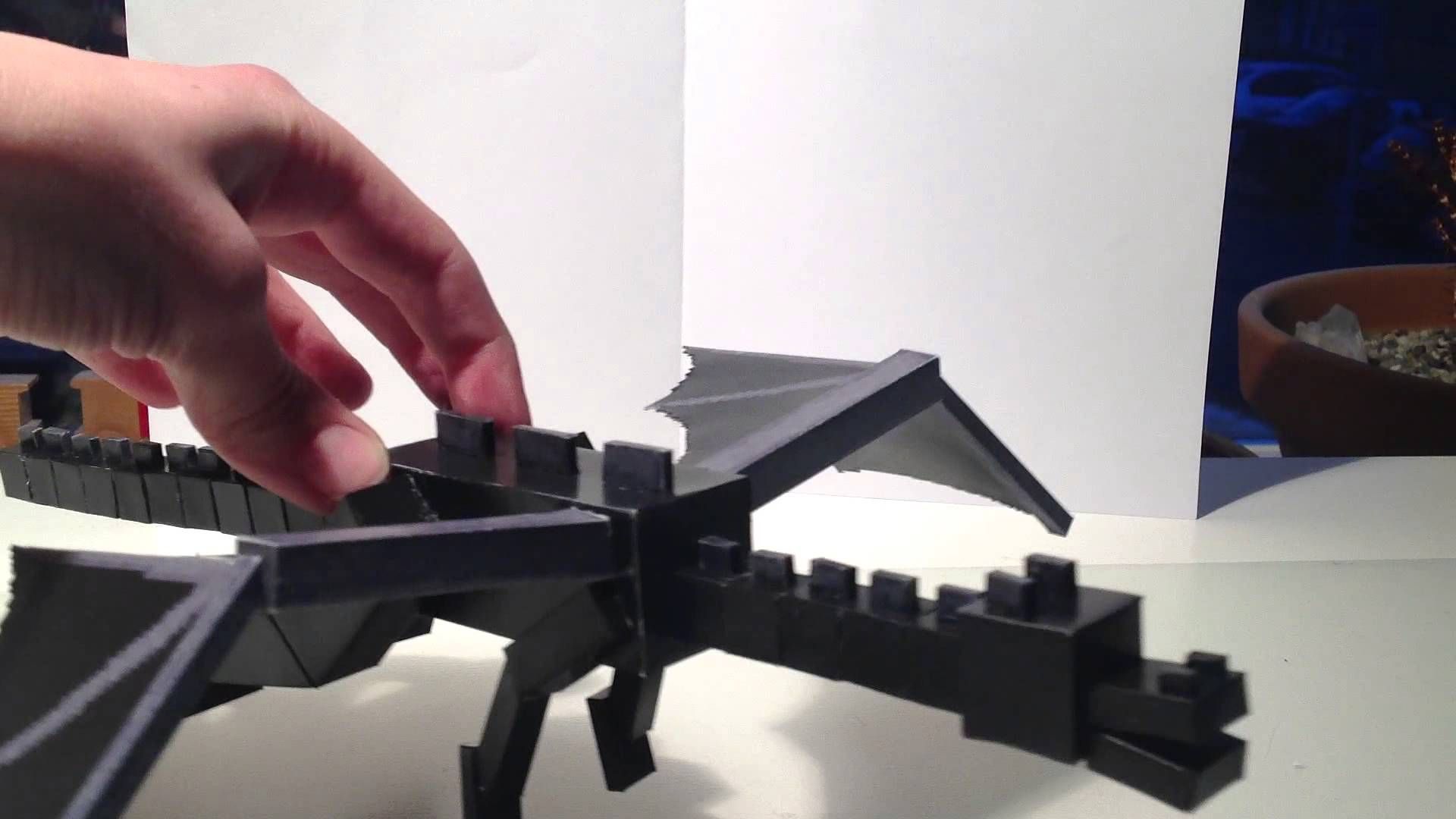 Papercraft Templates Minecraft Ender Dragon
