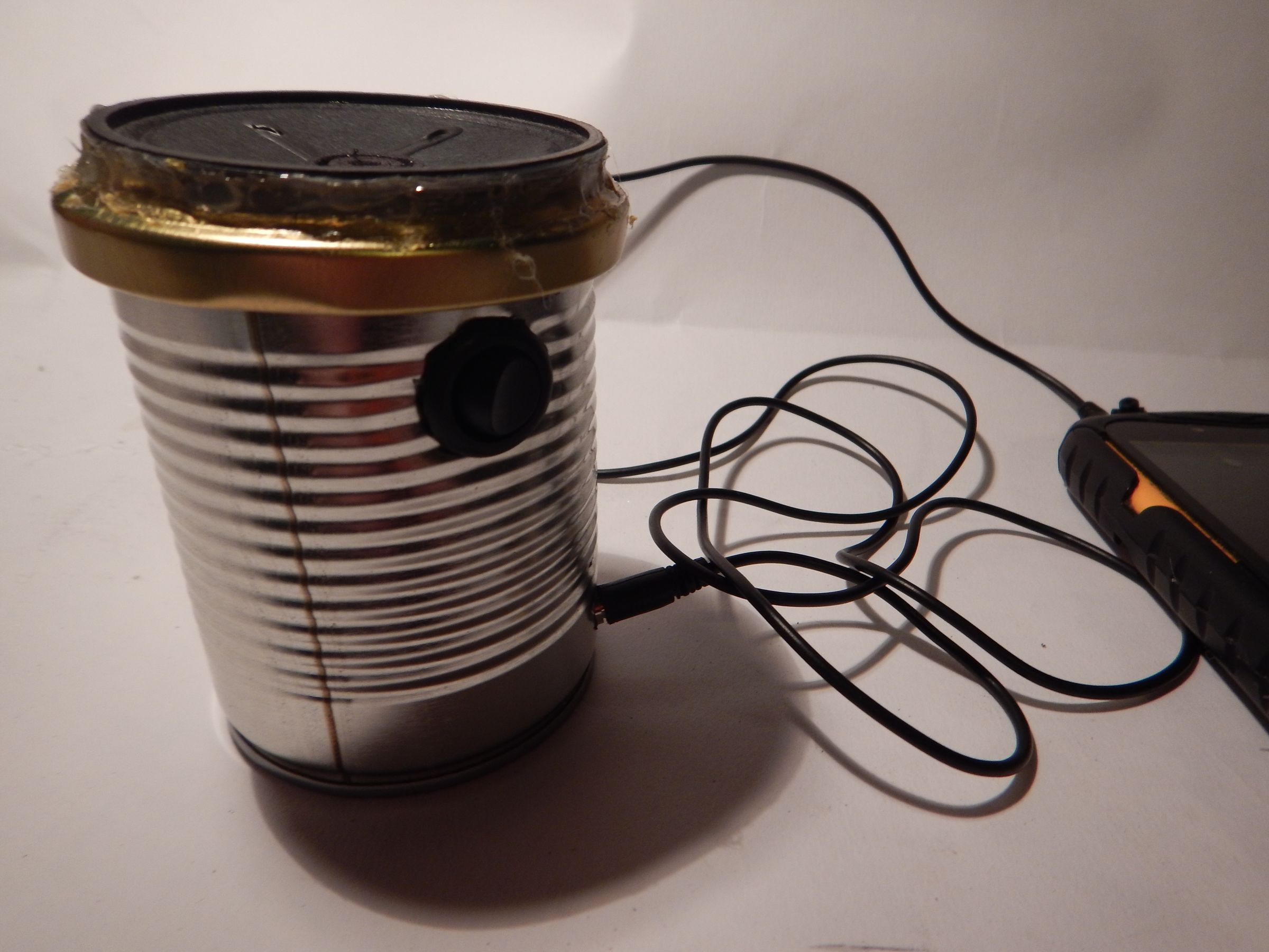 Tin Can Speaker 6 Steps (with Pictures) Instructables