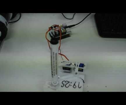 Plotclock DIY Robot With Arduino Uno Drawing Robot