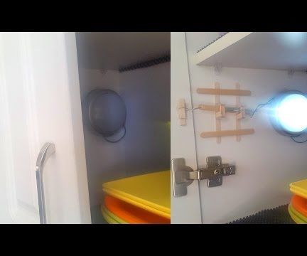 How to Make Automatic Cabinet Lamp 