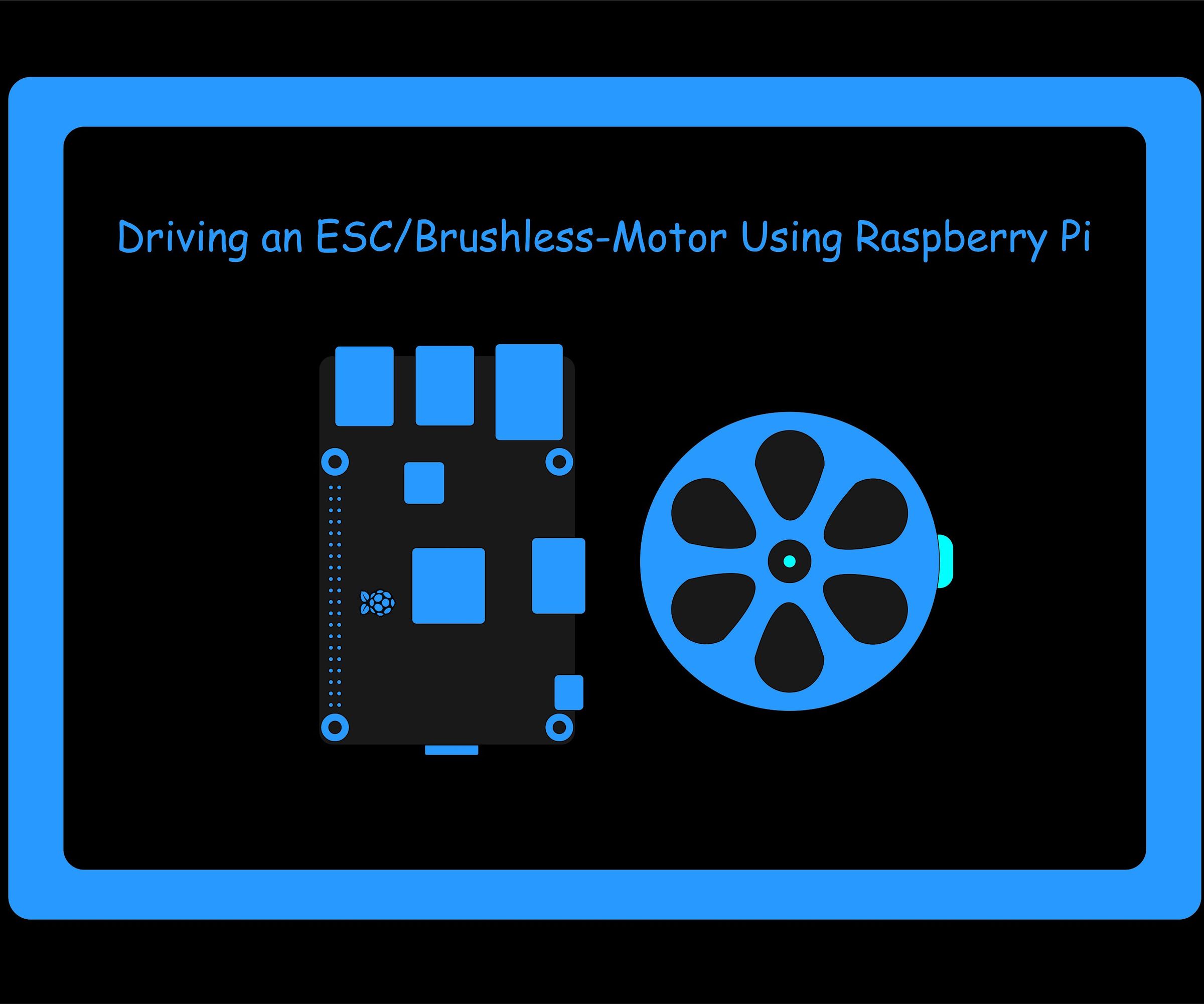 Driving an ESC/Brushless-Motor Using Raspberry Pi 