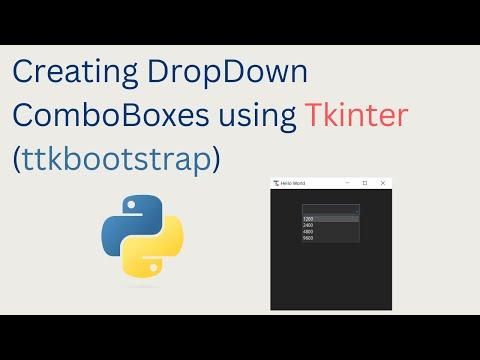 Step-by-Step Guide to Drop-Down Combo Boxes Using Tkinter and ...