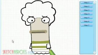 How to Draw Oscar ( Fish Hooks )