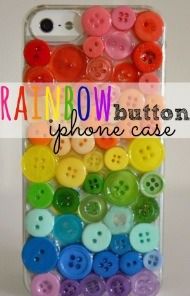 Rainbow Button Phone Case